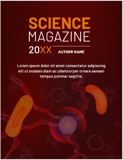 Page de couverture du magazine scientifique