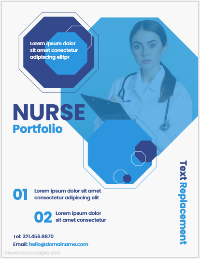 Nursing Portfolio Cover Page Templates Download Files