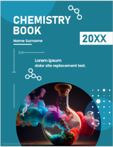 Chemistry Book Cover Page Template