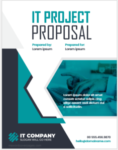 IT project proposal cover page template