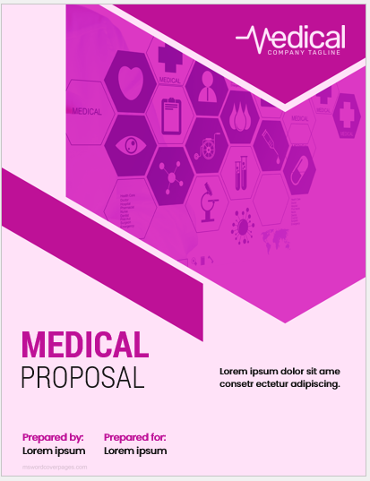 Medical proposal cover page