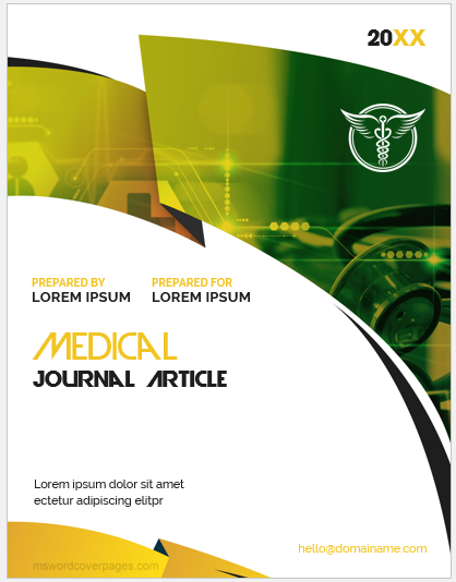 Medical Articles Journal Cover Page