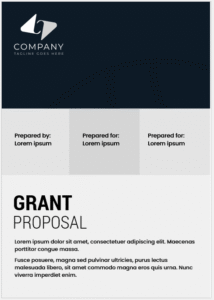 Grant Proposal Cover Page Template