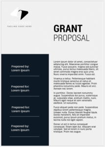 Grant Proposal Cover Page Template
