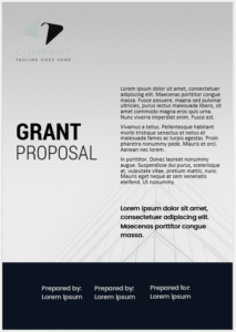 Grant Proposal Cover Page Template