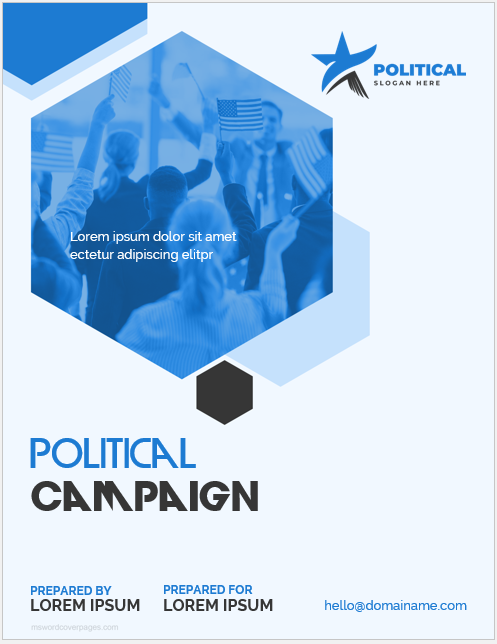 Political Campaign Proposal Cover Pages
