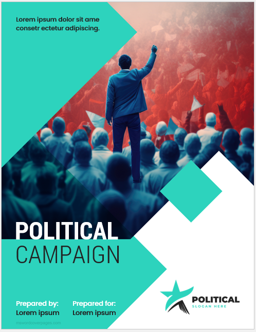 Political Campaign Proposal Cover Pages