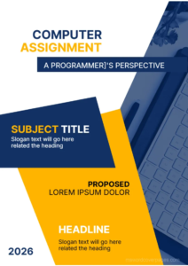 Computer Assignment Cover Page -EDIT